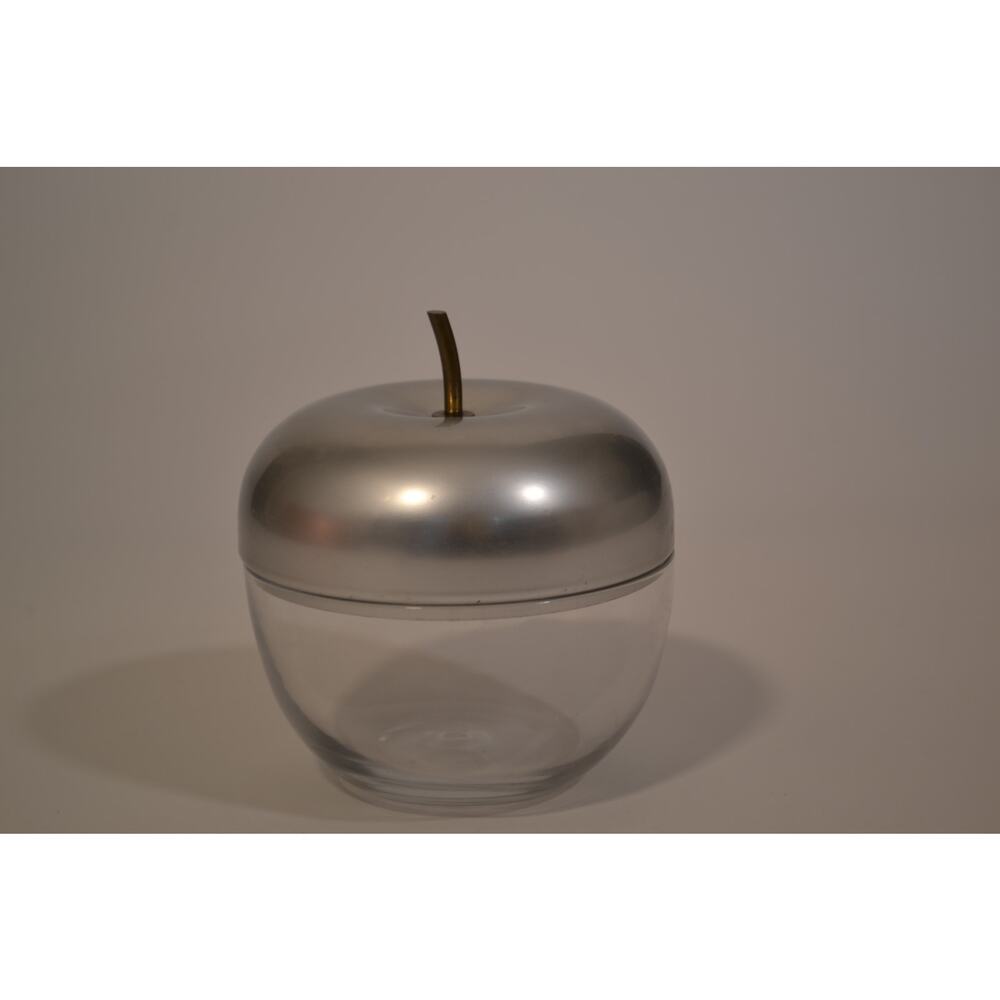 Jam Jar Apple rare Vintage Kensington Cortland Lurelle Guild Glass Brass c1938 - Picture 7 of 10